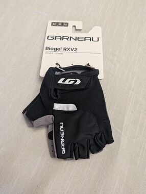 Garneau Biogel RXV2 Women's Cycling Gloves - Black/Gray Size Medium